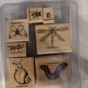 Stampin’ Up Bugs & Slugs 6 pc set